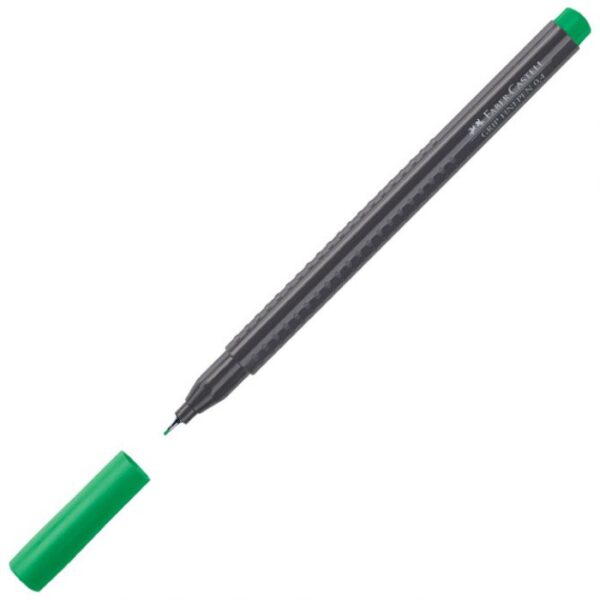 FLOMASTER FINELINER 0,4 MM GRIP FABER-CASTELL 151663 ZELENI
