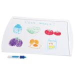 PLOČA PP PIŠI-BRIŠI 24X31CM PLUS BOJE VOŠTANE 8BOJA PRIMO 1302WSET BLISTER - Image 2