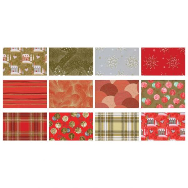 PAPIR UKRASNI ROLA 70X200 CM RASO PRESTIGIO NOVOGODIŠNJI REX-SAUL SADOCH R33J1NAR