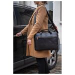 TORBA POSLOVNA ZA NOTEBOOK 15,6&QUOT; KOŽNA EXACTIVE EXACOMPTA 17437E CRNA - Image 9