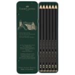 OLOVKA GRAFITNA PK6 U METALNOJ KUTIJI PITT GRAPHITE MATT FABER-CASTELL 115207 - Image 2