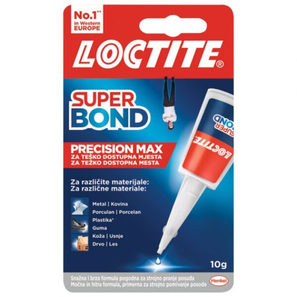 LJEPILO TRENUTAČNO 10G LOCTITE SUPER BOND PRECISION MAX HENKEL 2955513 BLISTER