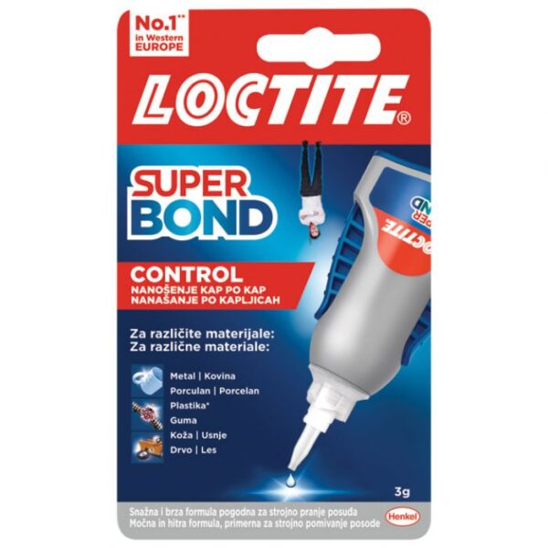 LJEPILO TRENUTAČNO  3G LOCTITE SUPER BOND CONTROL HENKEL 2954966 BLISTER