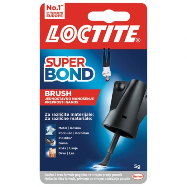 LJEPILO TRENUTAČNO  5G S ČETKICOM LOCTITE SUPER BOND BRUSH 5G HENKEL 2956781 BLISTER