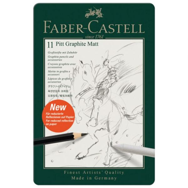 SET PITT GRAPHITE MATT PK11 FABER-CASTELL 115220