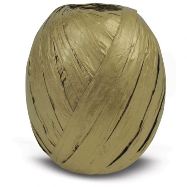 VRPCA UKRASNA 10 MMX30M RAFIJA PRASENT 438-634 METALIK ZLATNA