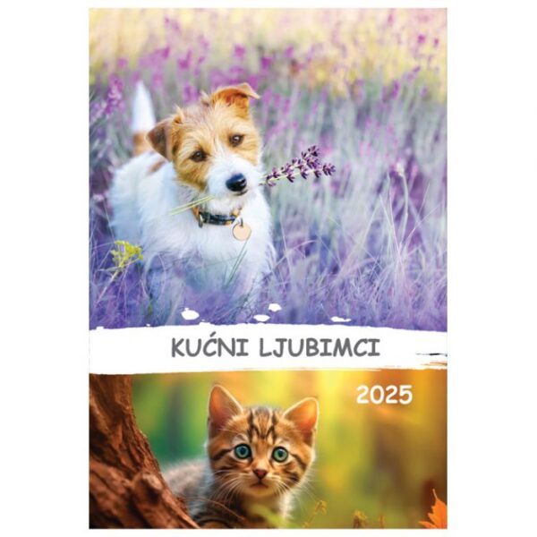 KALENDAR &QUOT;KUĆNI LJUBIMCI 2026&QUOT; 13 LISTOVA, SPIRALA