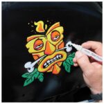 MARKER PERMANENTNI LAKIRAJUĆI 2-4 MM PENAC BIJELI - Image 2