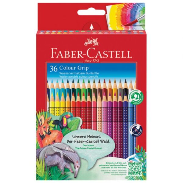 BOJE DRVENE  36BOJA GRIP 2001 FABER-CASTELL 112442