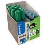 SET MARKER ZA BIJELU PLOČU 2,3 MM V BOARD MASTER BEGREEN PK10 PILOT  PLUS  REFILI (5 PLUS 5 GRATIS) ZELENI - Image 2