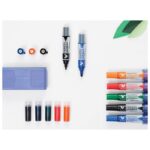 SET MARKER ZA BIJELU PLOČU 2,3 MM V BOARD MASTER BEGREEN PK10 PILOT  PLUS  REFILI (5 PLUS 5 GRATIS) ZELENI - Image 3