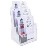 STALAK ZA PROSPEKTE STOLNI A5 OKOMIT 3 PRETINCA EXACOMPTA 75158D PROZIRAN - Image 3