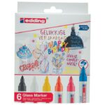 MARKER ZA STAKLO 1,5-3 MM EDDING 95/6 BLISTER
