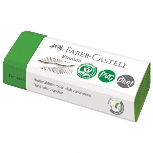 GUMICA ERASER DUST-FREE FABER-CASTELL 187250 ZELENA * DO ISTEKA ZALIHA
