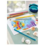 BOJE DRVENE-VODENE  12BOJA PLUS KIST AQUARELL FABER-CASTELL 114413 BLISTER - Image 3