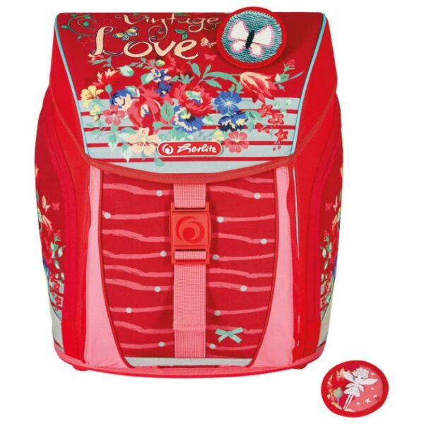 TORBA ŠKOLSKA ANATOMSKA FILOLIGHT VINTAGE LOVE HERLITZ 50037926 * DO ISTEKA ZALIHA