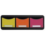 KUTIJA S  3 LADICE A6 (RUB SORT BOJE) IDERAMA EXACOMPTA 318798D CRNA/SORTIRANO - Image 2