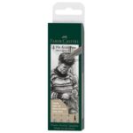 SET PITT ARTIST PK4 FABER-CASTELL 167169 WARM GRAY IV BLISTER