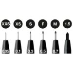 SET PITT ARTIST PK6 BLACK FABER-CASTELL 167154 BLISTER - Image 3