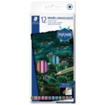 BOJE DRVENE  12BOJA METALLIC DESIGN JOURNEY STAEDTLER 146M C12 BLISTER