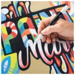 MARKER AKRILNI 2,4 MM LUMOCOLOR STAEDTLER 349-0 BIJELI - Image 4