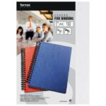 KORICE ZA SPIRALNI UVEZ 250G KARTON RELJEFNE A3 PK100 FORNAX BIJELE