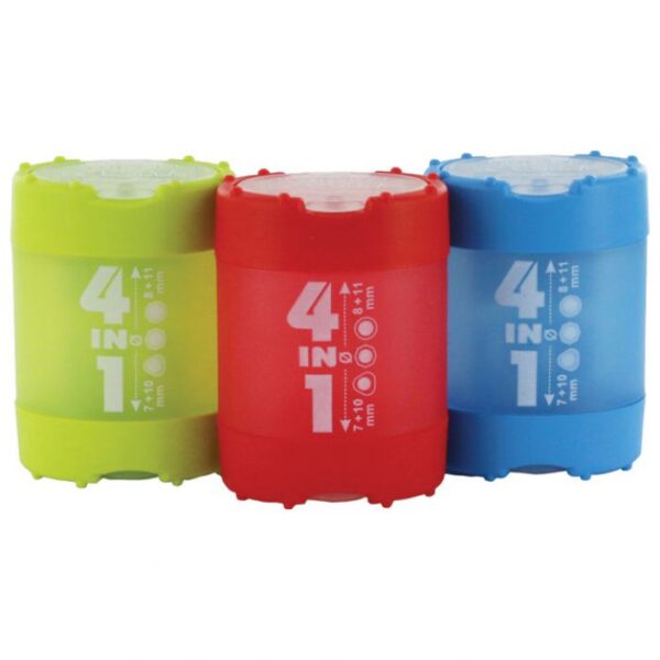 ŠILJILO PVC S PVC KUTIJOM 4RUPE 4IN1 K4 KUM.1028321 SORTIRANO