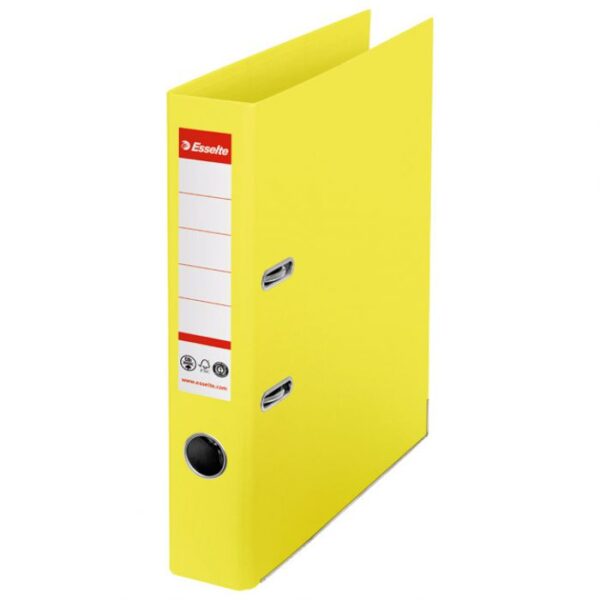 REGISTRATOR A4 USKI SAMOSTOJEĆI CO2 NEUTRAL VIVIDA ESSELTE 627573 ŽUTI * DO ISTEKA ZALIHA