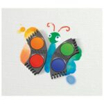 BOJA VODENA FI 24 MM 12BOJA PLUS BIJELA TEMPERA CONNECTOR FABER-CASTELL 125030 CRVENA KUTIJA - Image 4