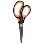 ŠKARE ŠKOLSKE 15 CM ZA LJEVAKE GRIFFIX PELIKAN 819176 (300009555) NEON NARANČASTE/CRNE BLISTER - Image 4