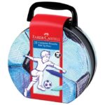 FLOMASTER ŠKOLSKI  33BOJE U METALNOJ KUTIJI CONNECTOR SOCCER FABER-CASTELL 155538
