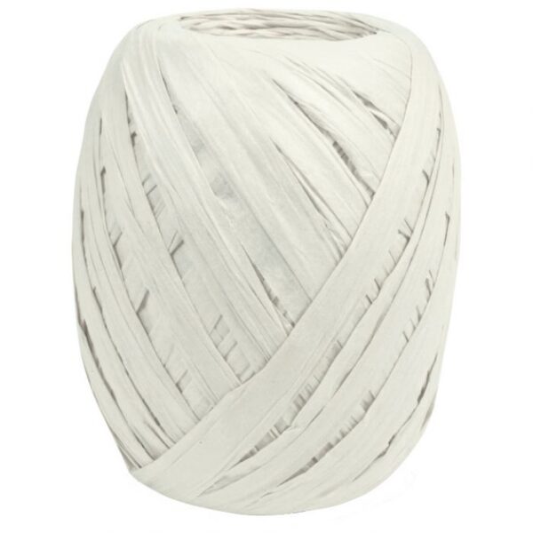 VRPCA UKRASNA 10 MMX30M RAFIJA PRASENT 437-601 BIJELA