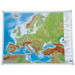 MAPA STOLNA EUROPE OBOSTRANA 64X49 CM PLASTIFICIRANA TRSAT 1873
