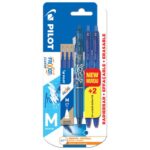 ROLER GEL 0,7 MM FRIXION BALL CLICKER PIŠI-BRIŠI PLUS REFILI 3/1 PLUS 2XOLOVKA KEMIJSKA GRATIS PILOT PLAVI BL