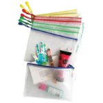 ETUI PVC SA ZIPOM A5 TARIFOLD(DJOIS)509029 PROZIRNO-BIJELI/SORTIRANO - Image 2