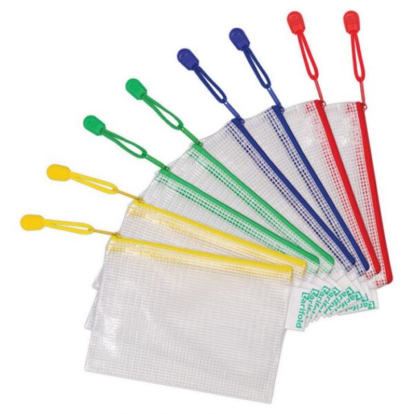 ETUI PVC SA ZIPOM A6 TARIFOLD(DJOIS)509069 PROZIRNO-BIJELI/SORTIRANO