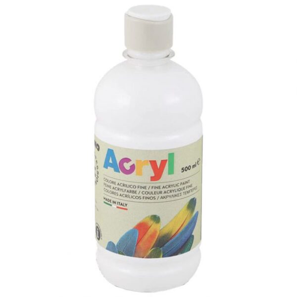 BOJA AKRILNA 500ML PRIMO 4003TA500100 BIJELA
