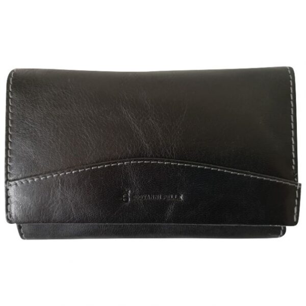 NOVČANIK KOŽNI ŽENSKI GIOVANNI PELLE H257 CRNI * DO ISTEKA ZALIHA