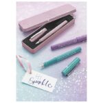 NALIVPERO SPARKLE (M) FABER CASTELL 140875 METALIK ROZO - Image 4