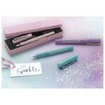 NALIVPERO SPARKLE (M) FABER CASTELL 140877 METALIK LJUBIČASTO - Image 4