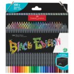 BOJE DRVENE 100BOJA TROKUTASTE BLACK EDITION FABER CASTELL 116411 BLISTER