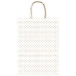 VREĆICE UKRASNE 36X41X12 CM TOČKICE REX-SAUL SADOCH SDF36-249D BIJELE * DO ISTEKA ZALIHA