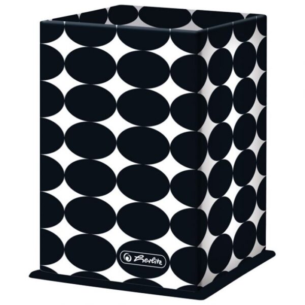 ČAŠA ZA OLOVKE KARTON JUST BLACK HERLITZ 50040117 * DO ISTEKA ZALIHA