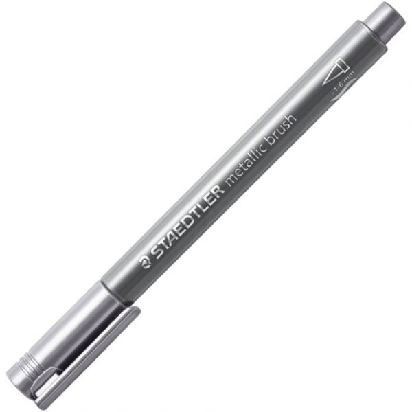 MARKER NEPERMANENTNI 1-6 MM METALLIC BRUSH STAEDTLER 8321-81 SREBRNI