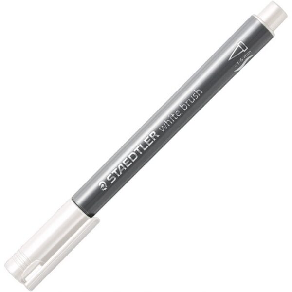 MARKER NEPERMANENTNI 1-6 MM METALLIC BRUSH STAEDTLER 8321-0 BIJELI