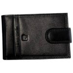 ETUI ZA KARTICE/VIZITKE S GUMBOM KOŽA PIERRE CARDIN 2127LB01 CRNI