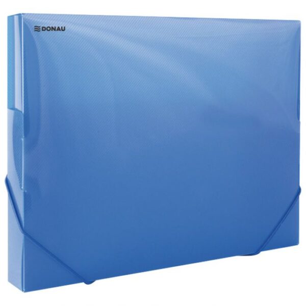 MAPA S GUMICOM HRBAT-30 MM A4 PP DONAU 8545002PL-10 PROZIRNO MAT PLAVA