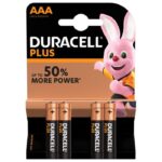 BATERIJA ALKALNA 1,5V AAA PLUS PK4 DURACELL LR03 BLISTER * DO ISTEKA ZALIHA