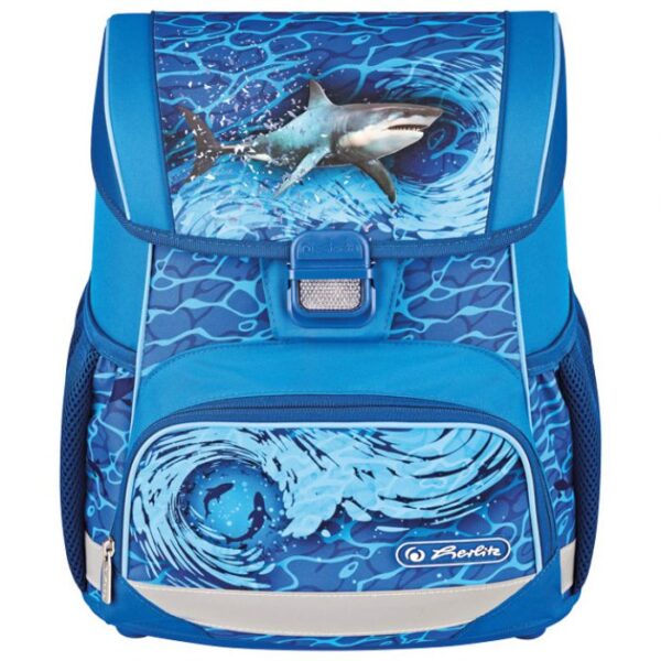 TORBA ŠKOLSKA ANATOMSKA LOOP BLUE SHARK HERLITZ 50043156 * DO ISTEKA ZALIHA