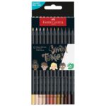 BOJE DRVENE  12BOJA TROKUTASTE BLACK EDITION SKIN TONES FABER CASTELL 116414 BLISTER